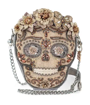 Mary Frances Shining Skull Crossbody Handbag Fun Outing
