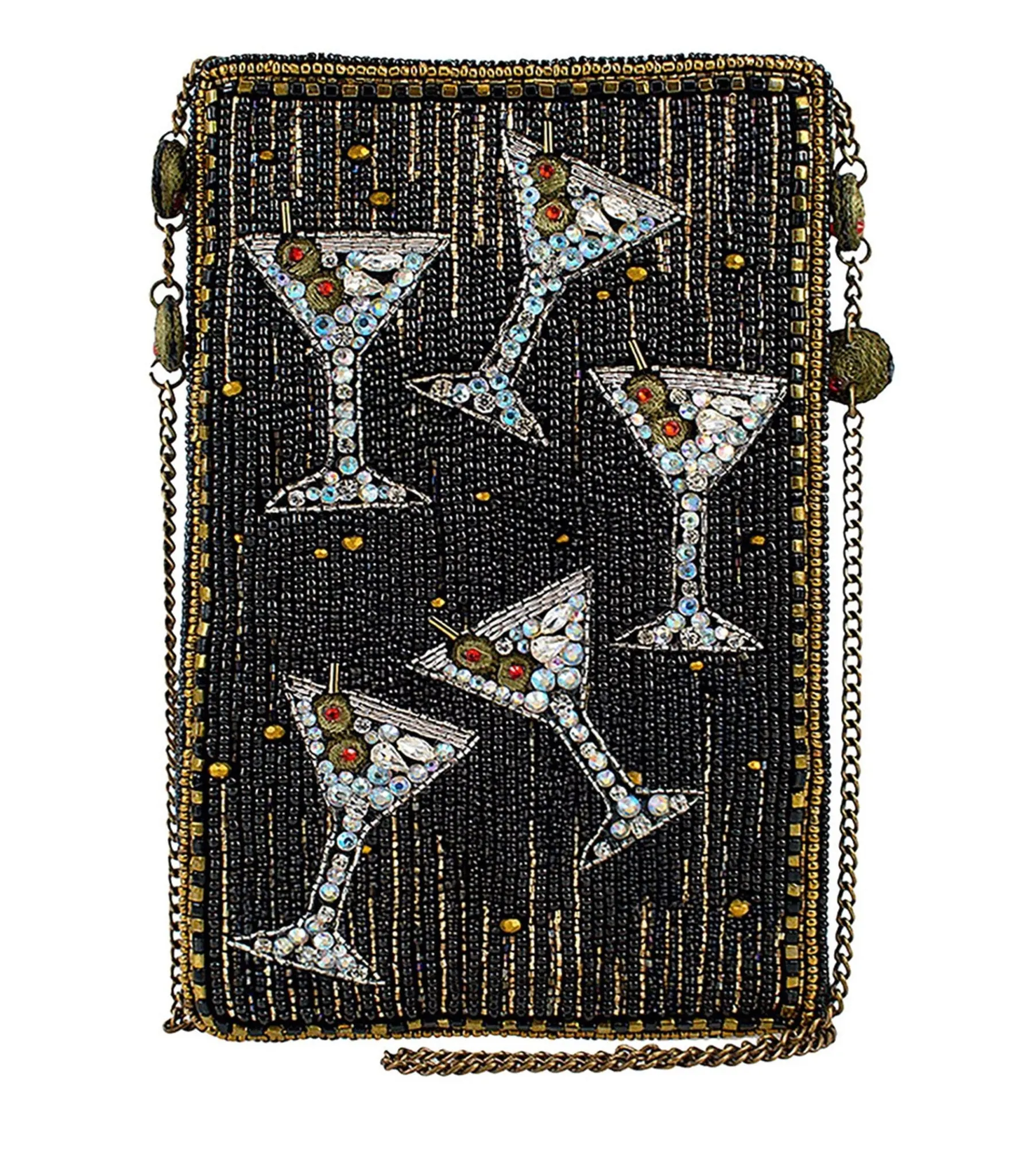 Mary Frances Sip Happens Mini Crossbody Bag Fun Outing