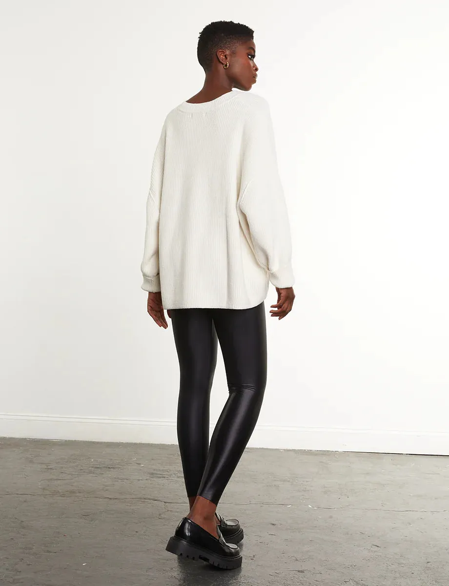 Matte Metallic Legging High Performance Wear