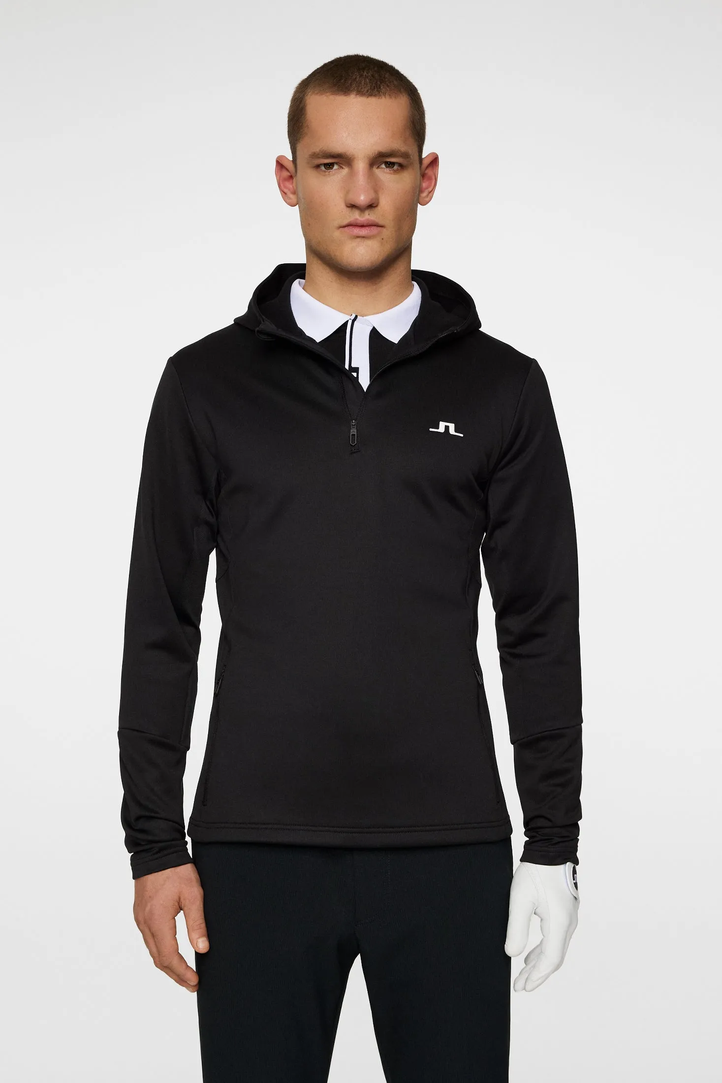 Men's Aerial Quarter Zip Hood Relaxed Lounge Fit