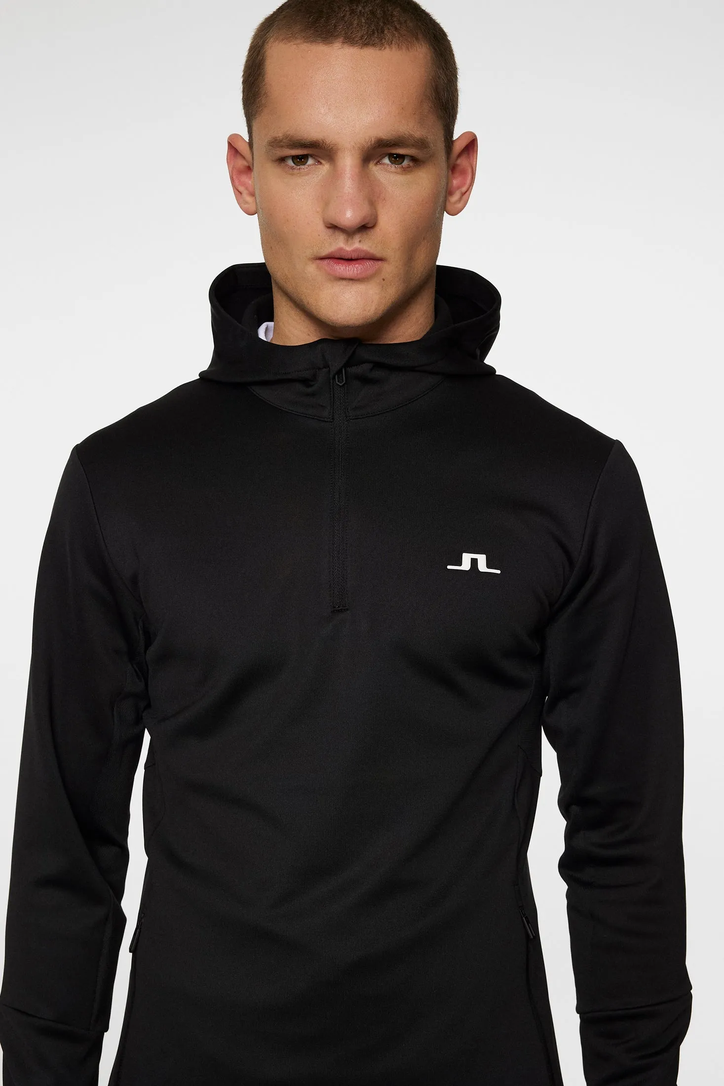 Men's Aerial Quarter Zip Hood Relaxed Lounge Fit