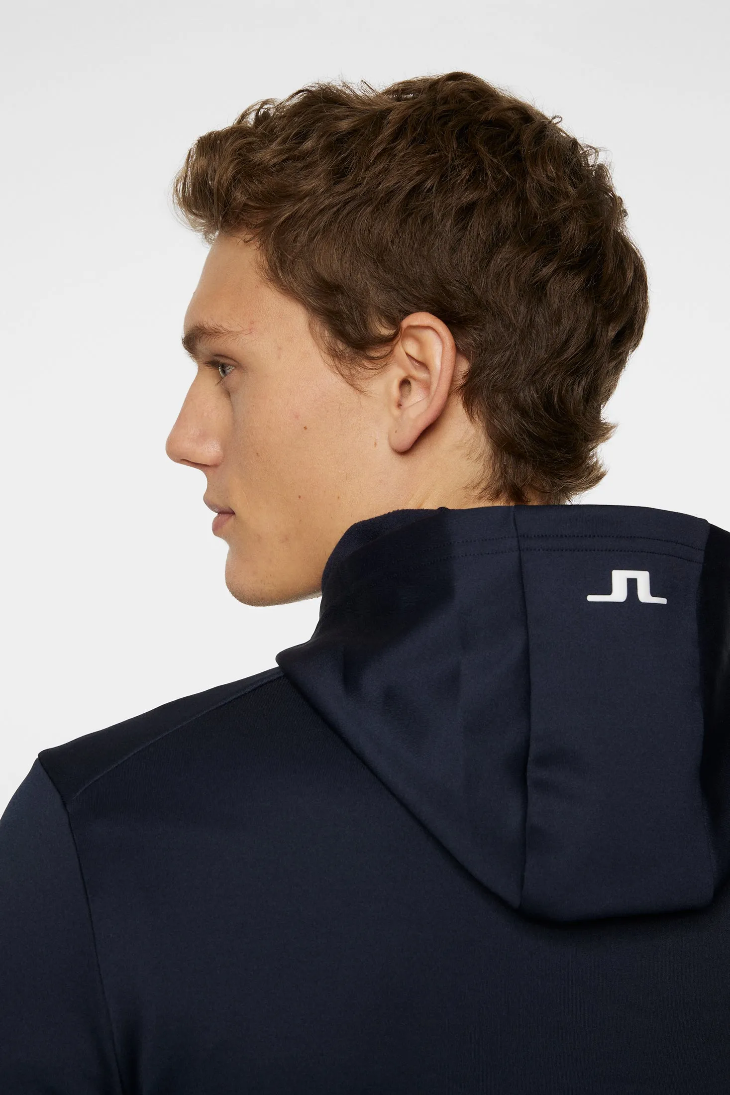 Men's Aerial Quarter Zip Hood Relaxed Lounge Fit