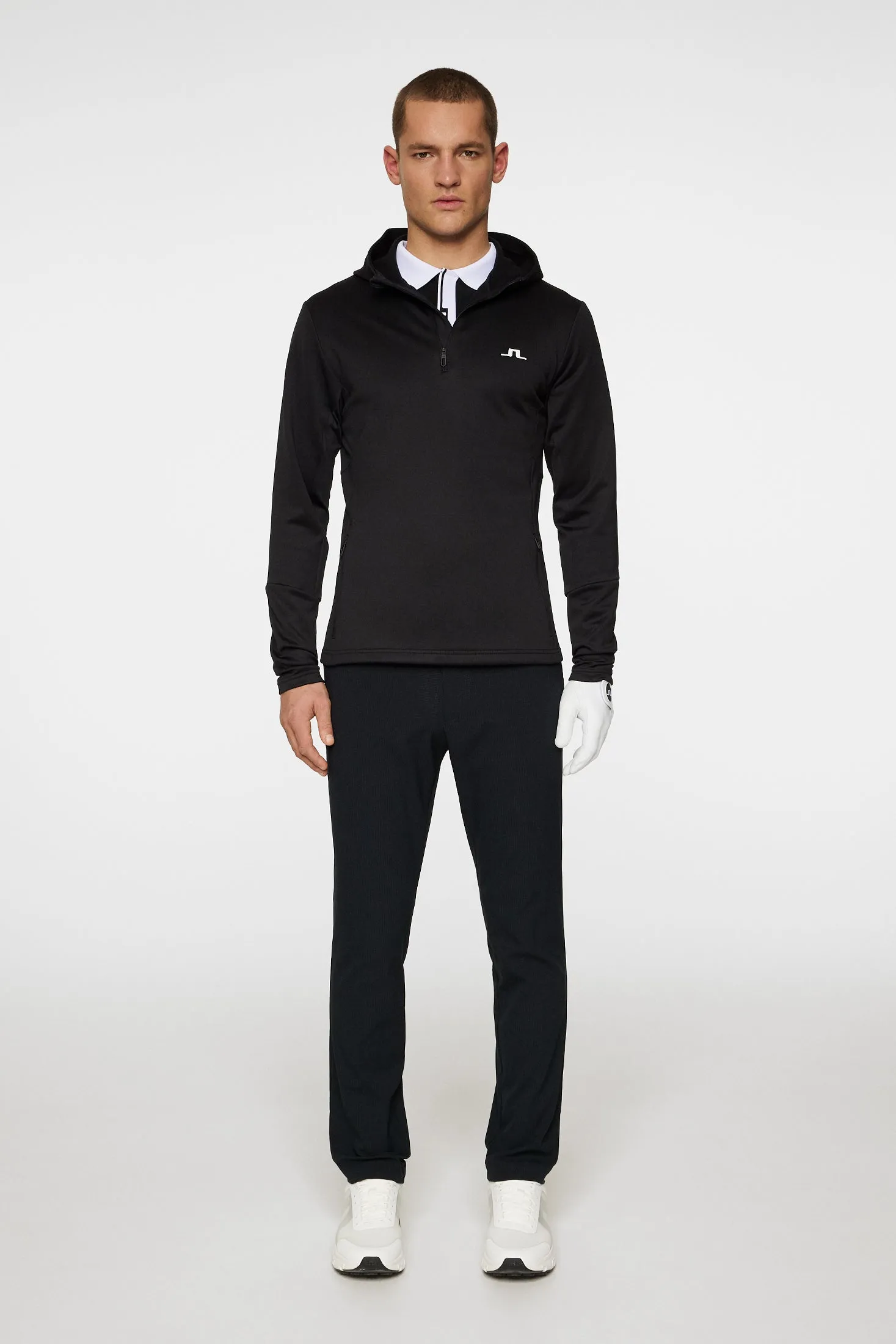Men's Aerial Quarter Zip Hood Relaxed Lounge Fit