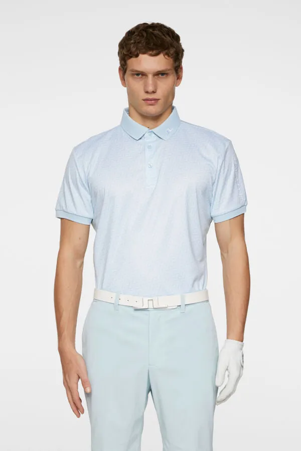 Men's Tour Tech Print Polo Office Smart Casual