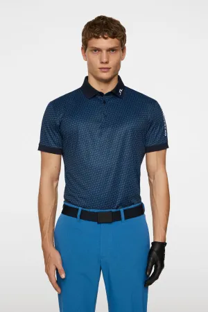 Men's Tour Tech Print Polo Office Smart Casual