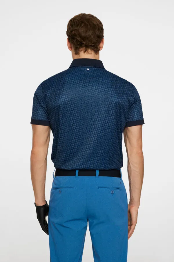 Men's Tour Tech Print Polo Office Smart Casual