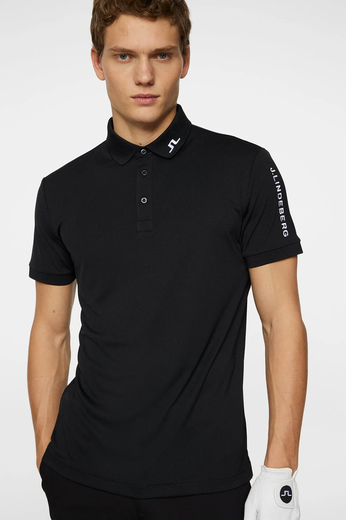 Men's Tour Tech Slim Fit Polo Office Smart Casual
