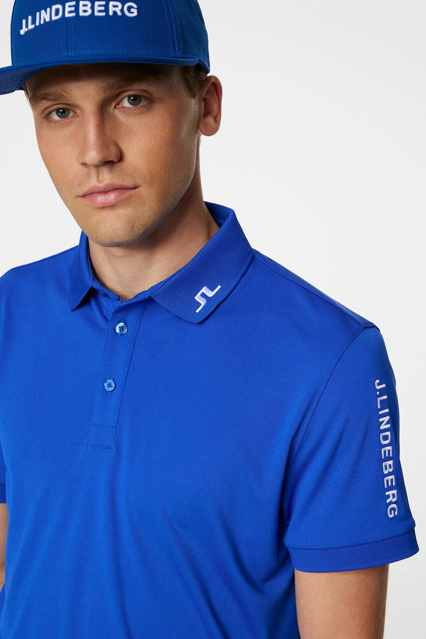 Men's Tour Tech Slim Fit Polo Office Smart Casual