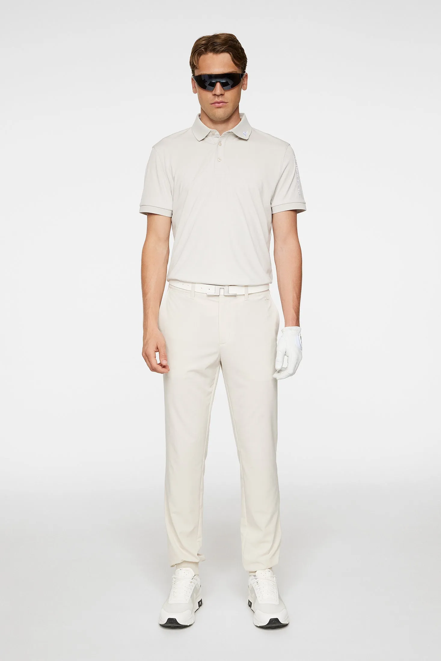 Men's Tour Tech Slim Fit Polo Office Smart Casual