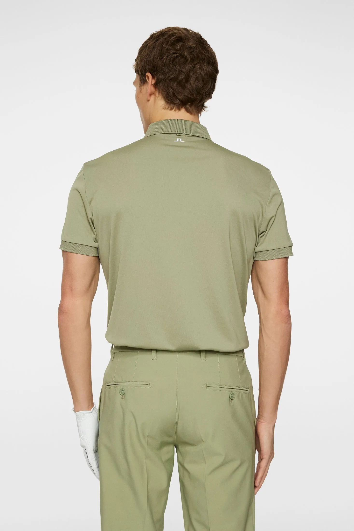 Men's Tour Tech Slim Fit Polo Office Smart Casual