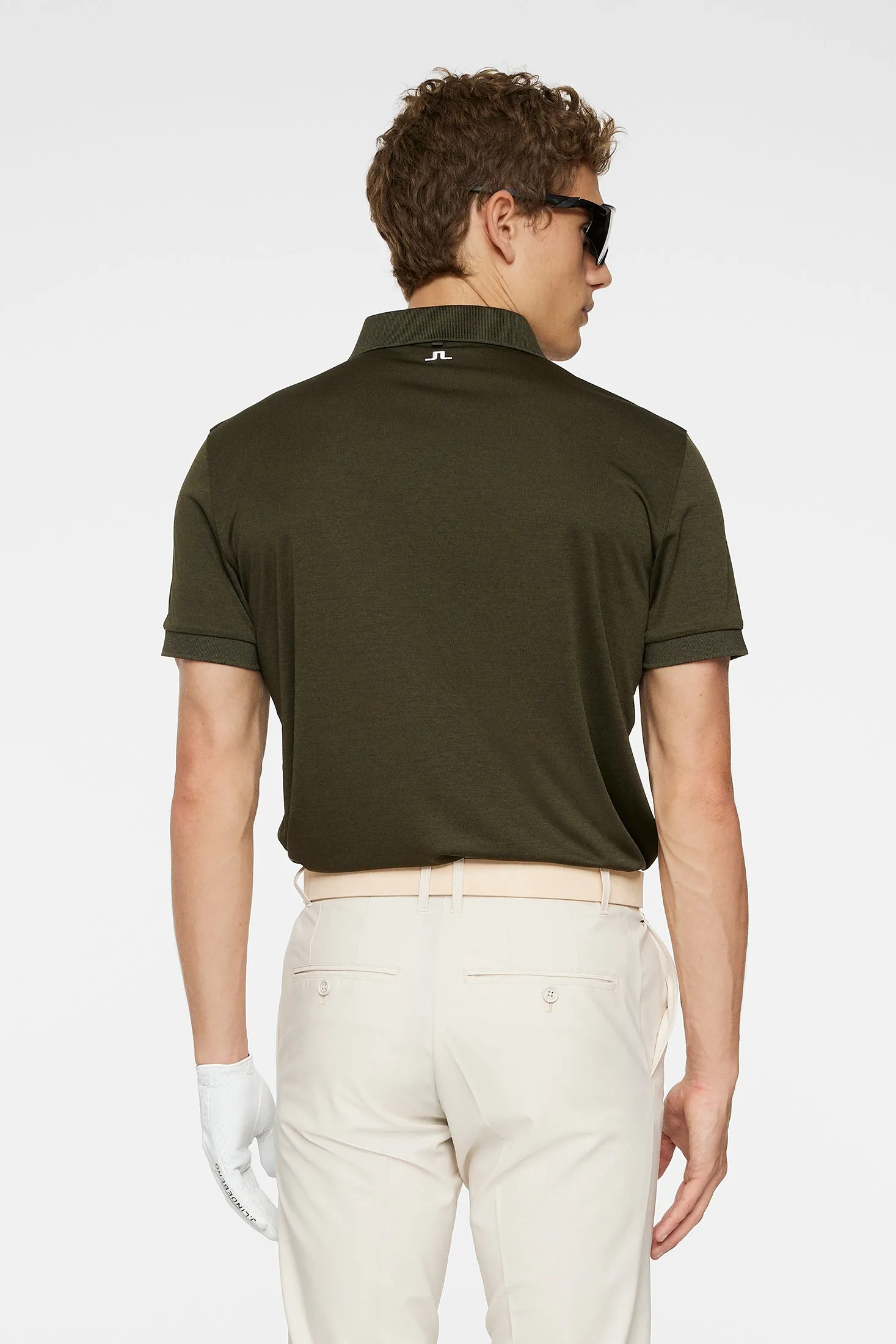 Men's Tour Tech Slim Fit Polo Office Smart Casual