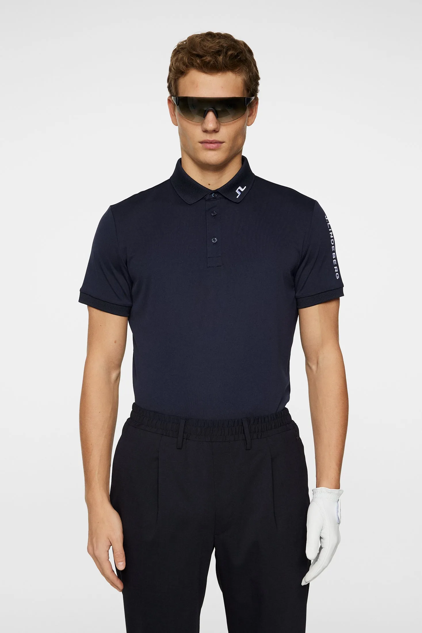 Men's Tour Tech Slim Fit Polo Office Smart Casual