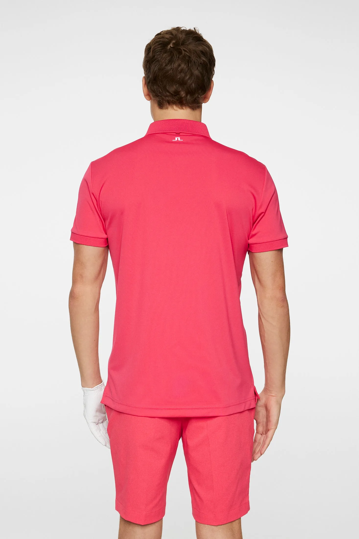 Men's Tour Tech Slim Fit Polo Office Smart Casual
