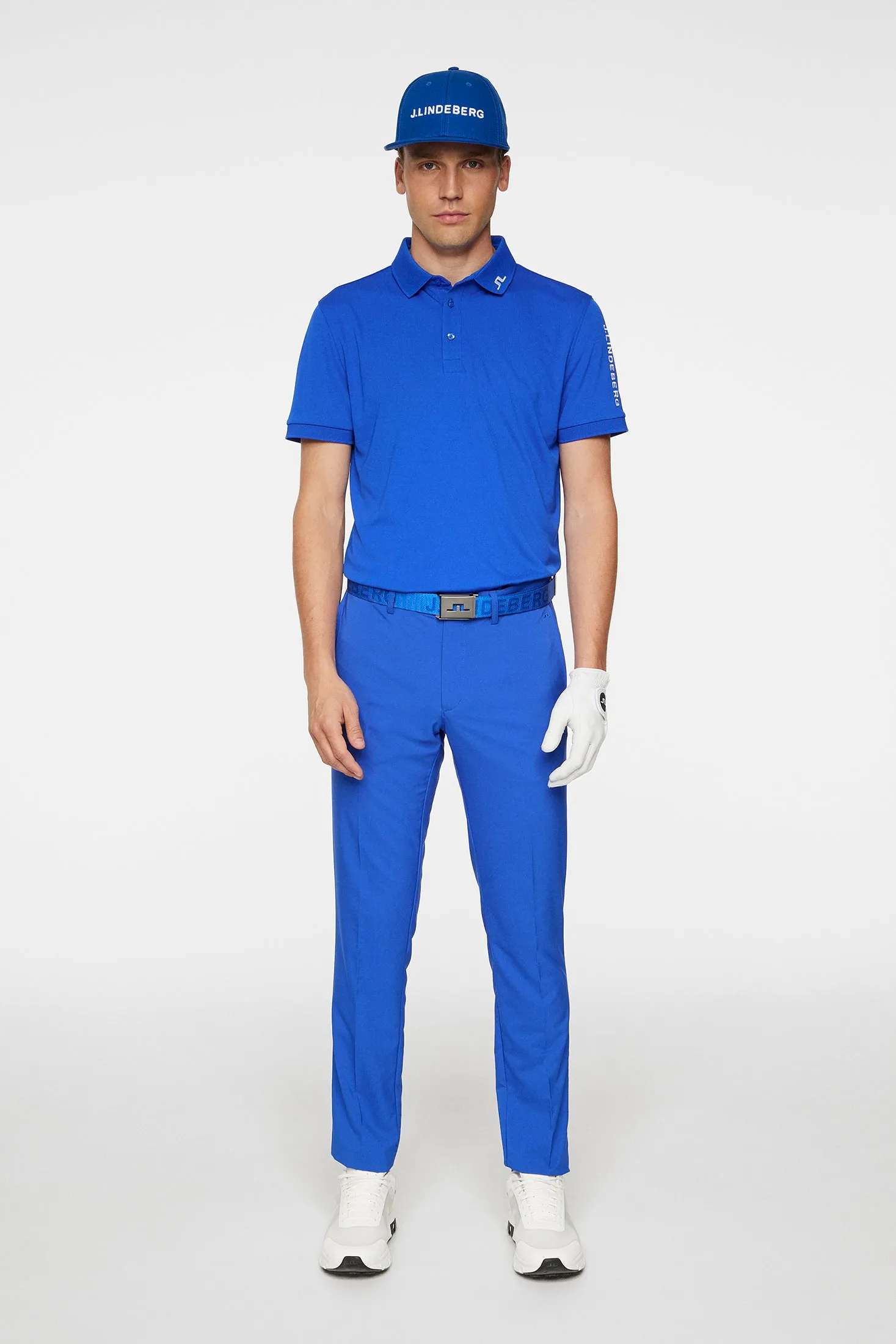 Men's Tour Tech Slim Fit Polo Office Smart Casual