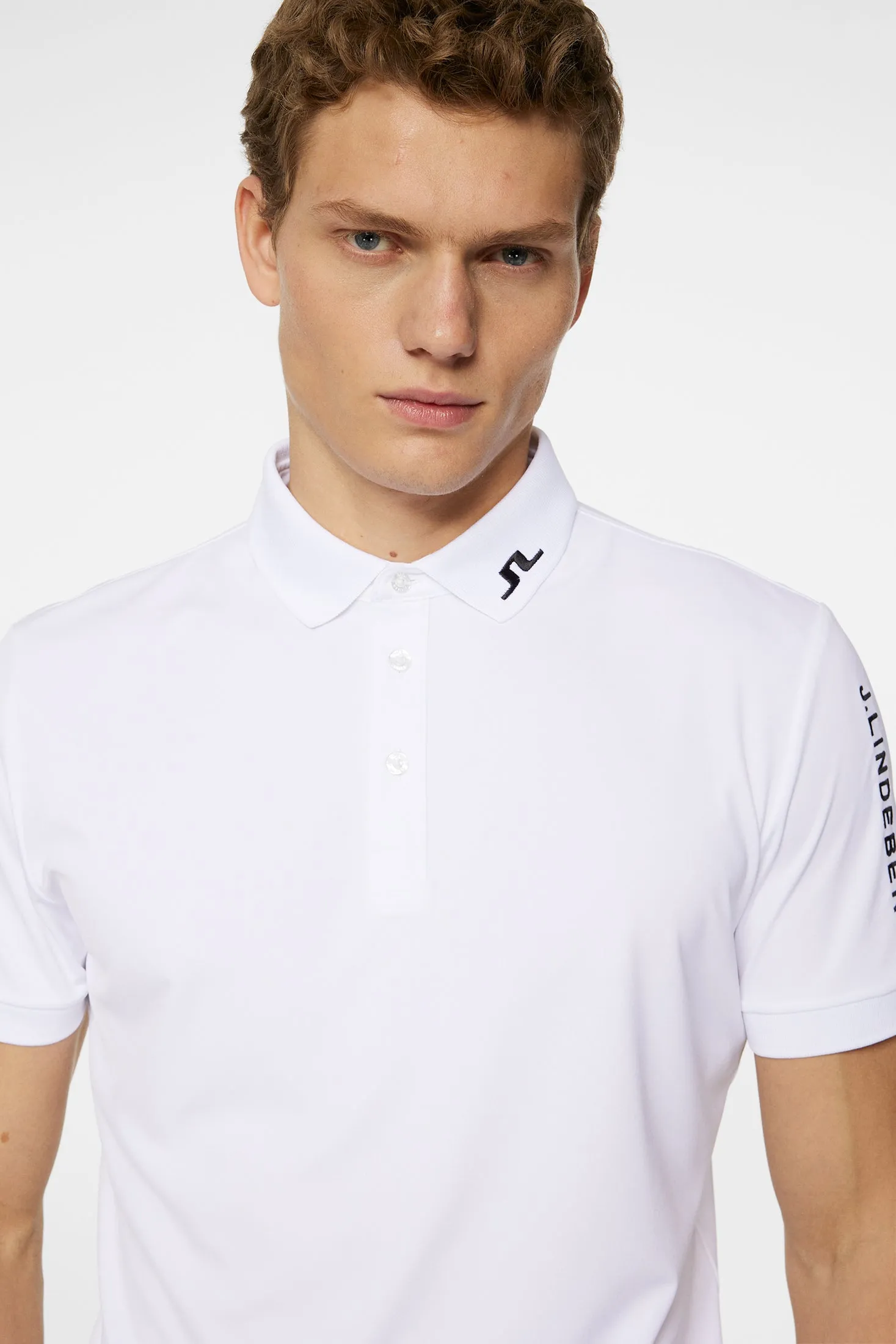 Men's Tour Tech Slim Fit Polo Office Smart Casual