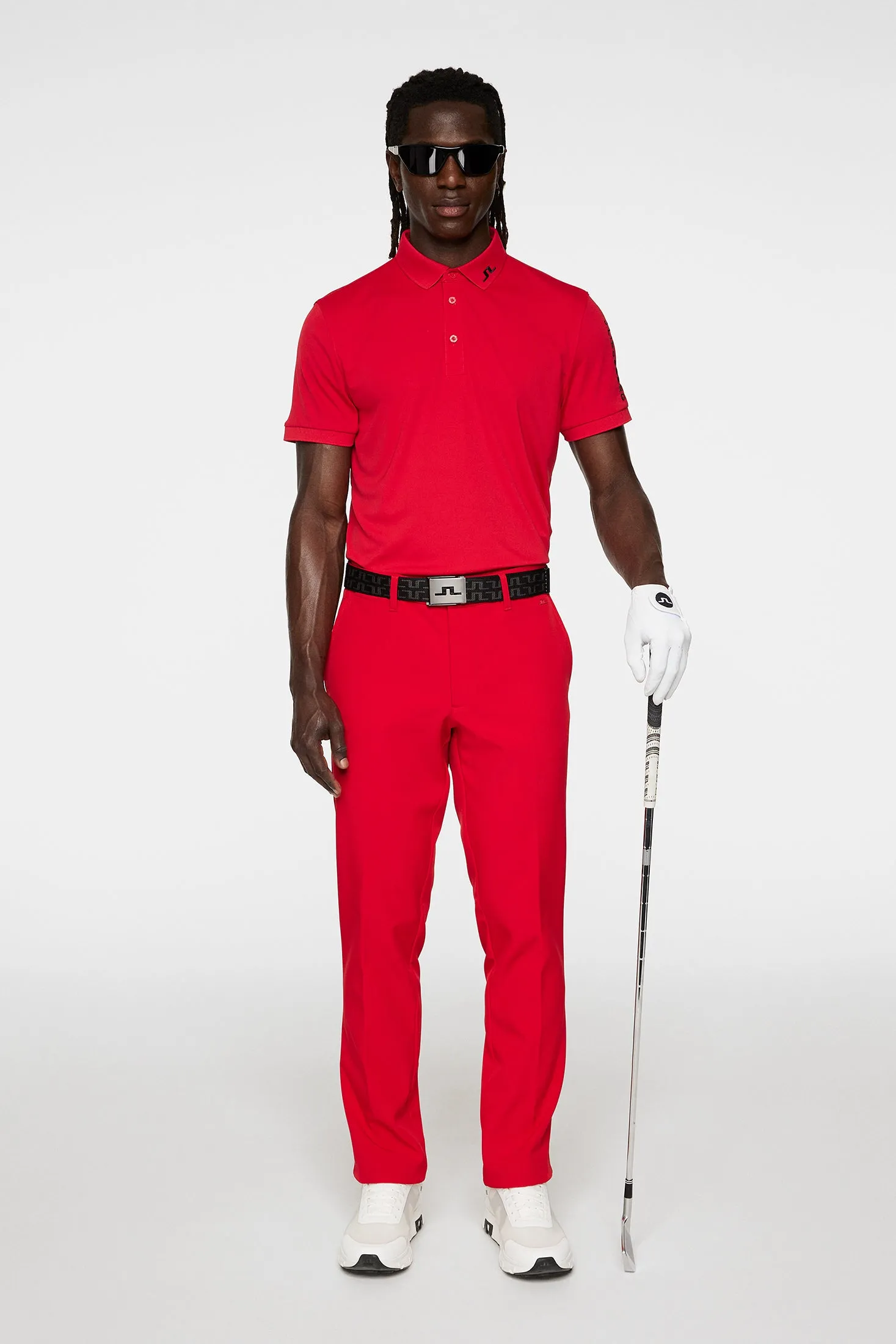 Men's Tour Tech Slim Fit Polo Office Smart Casual