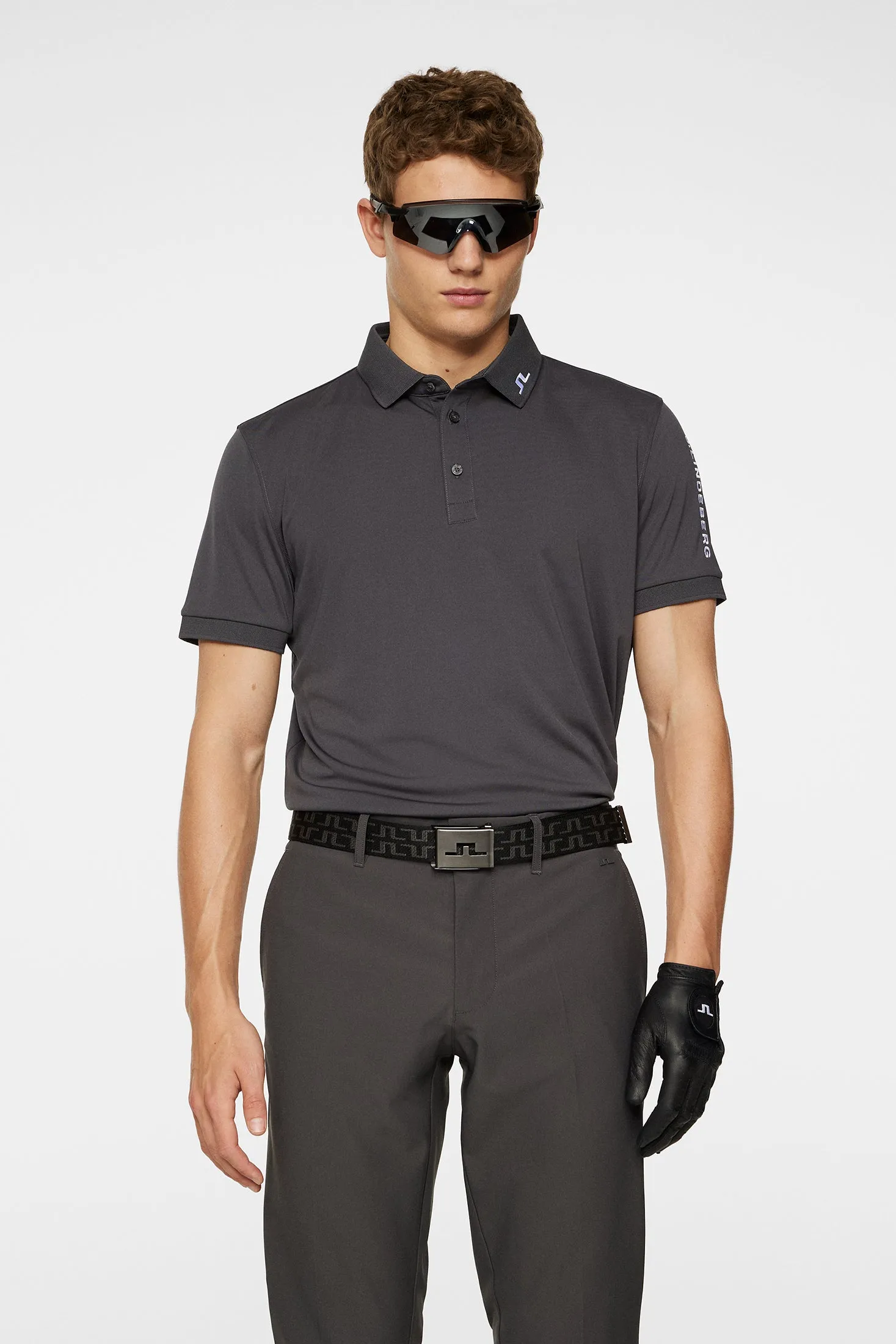 Men's Tour Tech Slim Fit Polo Office Smart Casual