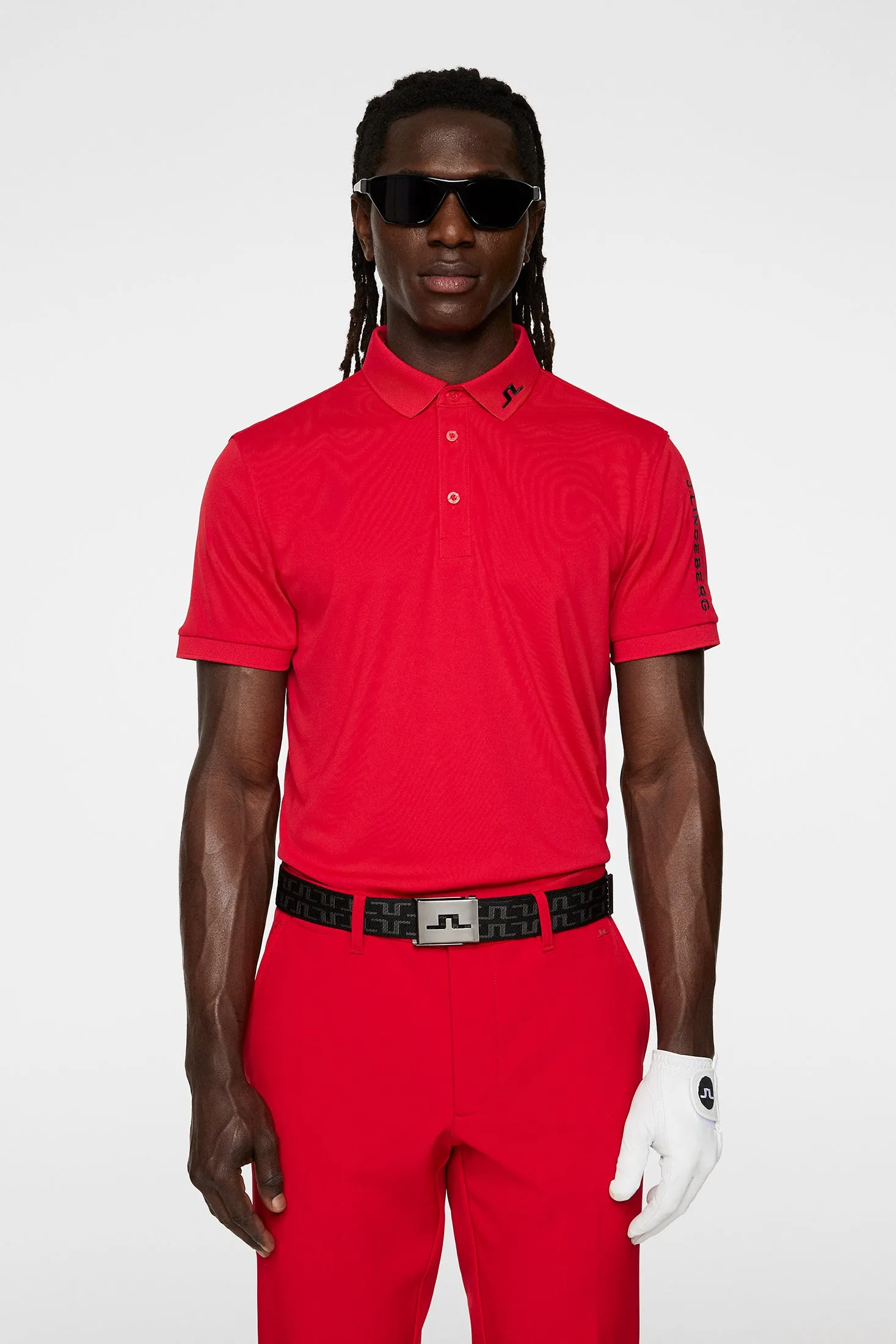 Men's Tour Tech Slim Fit Polo Office Smart Casual
