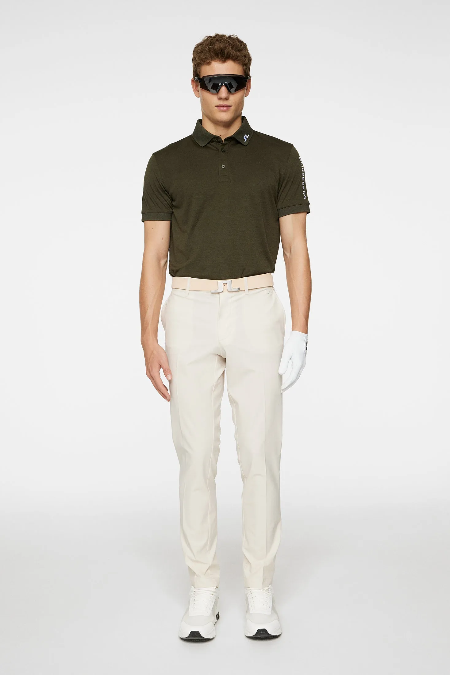 Men's Tour Tech Slim Fit Polo Office Smart Casual