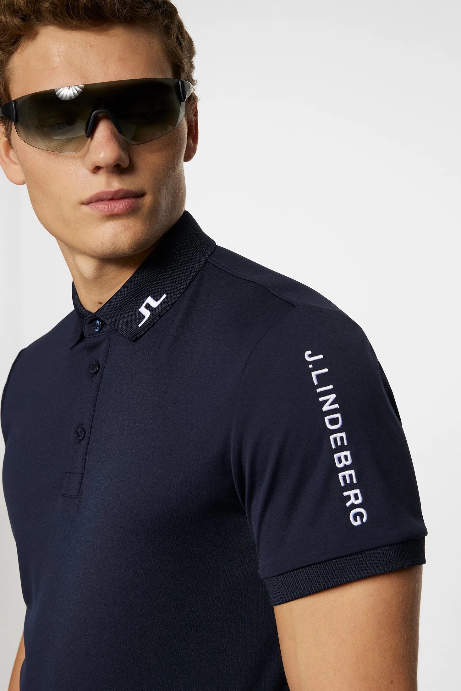 Men's Tour Tech Slim Fit Polo Office Smart Casual