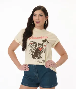 Meowboys Western Unisex Graphic Tee Easy Date Night
