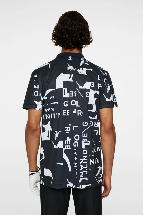Miro Print Polo Office Smart Casual