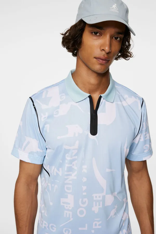 Miro Print Polo Office Smart Casual