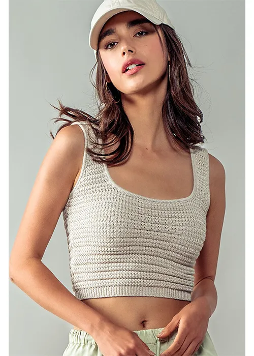 Misha Cropped Tank Everyday Casual Look