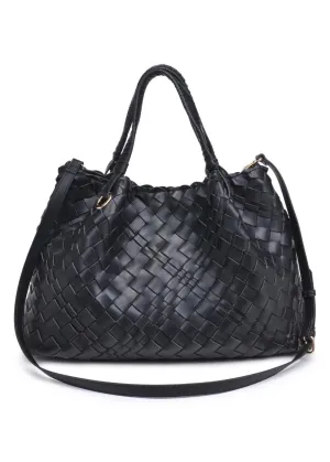 Natalie Woven Tote Daily Commute