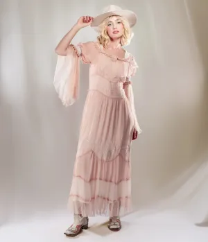Nataya Dusty Rose Desert Lila Dress Party Look