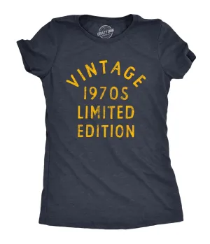 Navy & Yellow 1970s Vintage Graphic Tee Easy Date Night