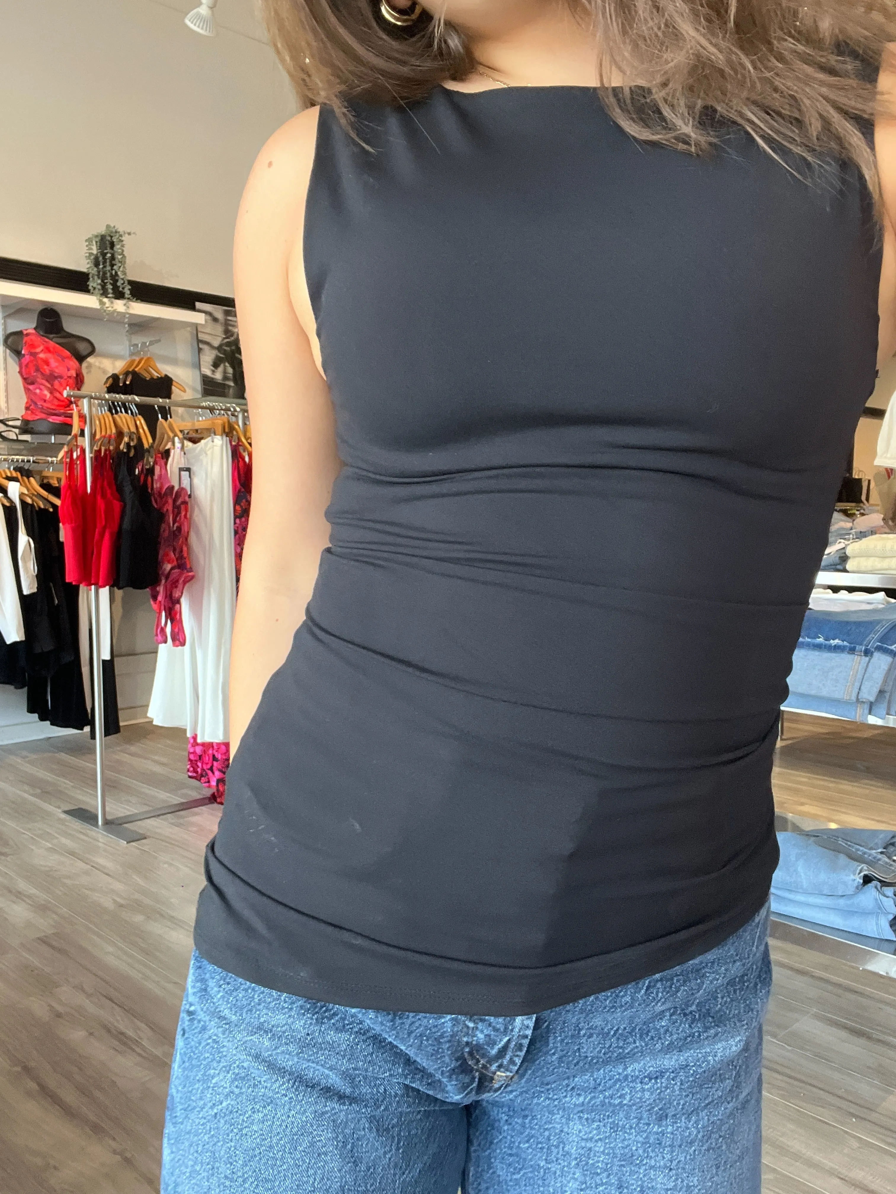 Olivia Asymmetric Top Summer Festival Tee