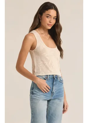 Palm Springs Cropped Sweater Tank Summer Festival Tee