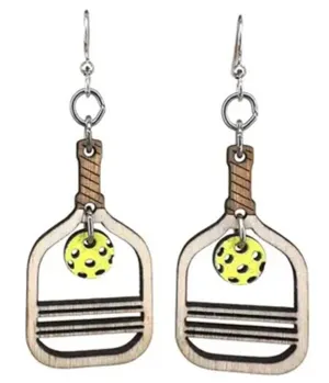 Pickle Ball Earrings Everyday Chic