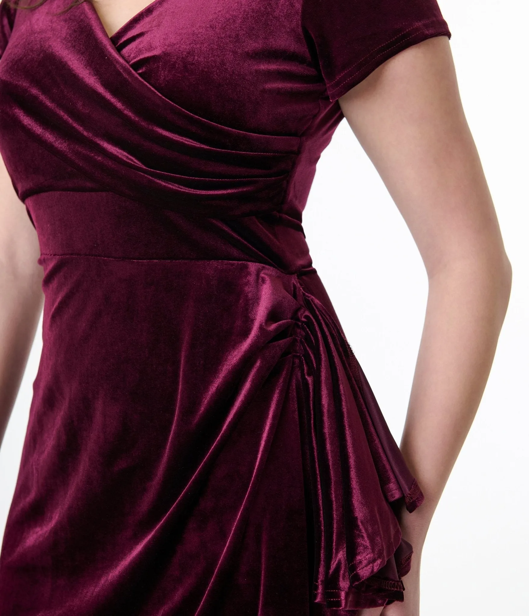 Plum Velvet Elsie Dress Casual Everyday Look