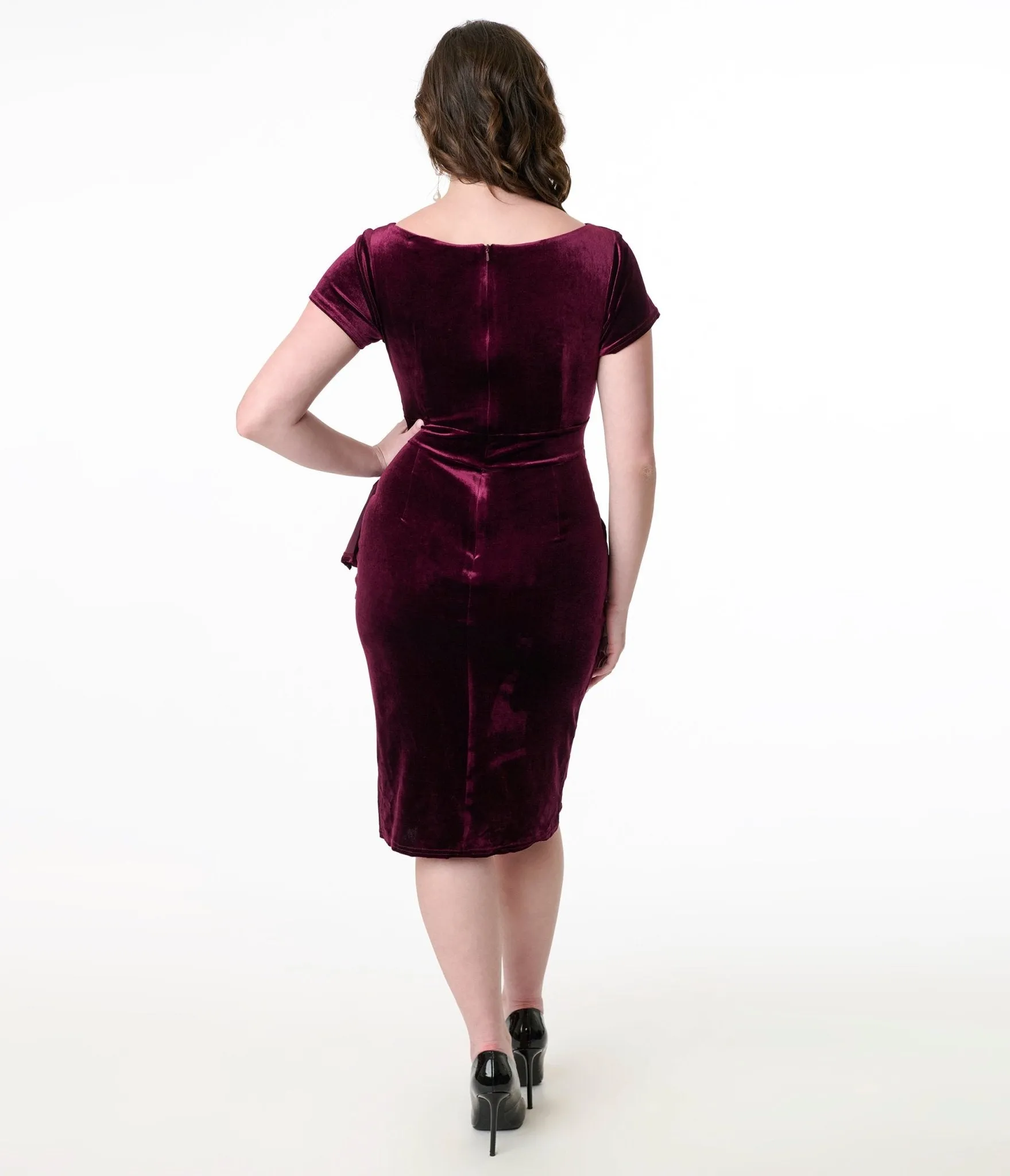 Plum Velvet Elsie Dress Casual Everyday Look