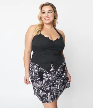 Plus Size Bat Halterneck Blouse Easy Date Night