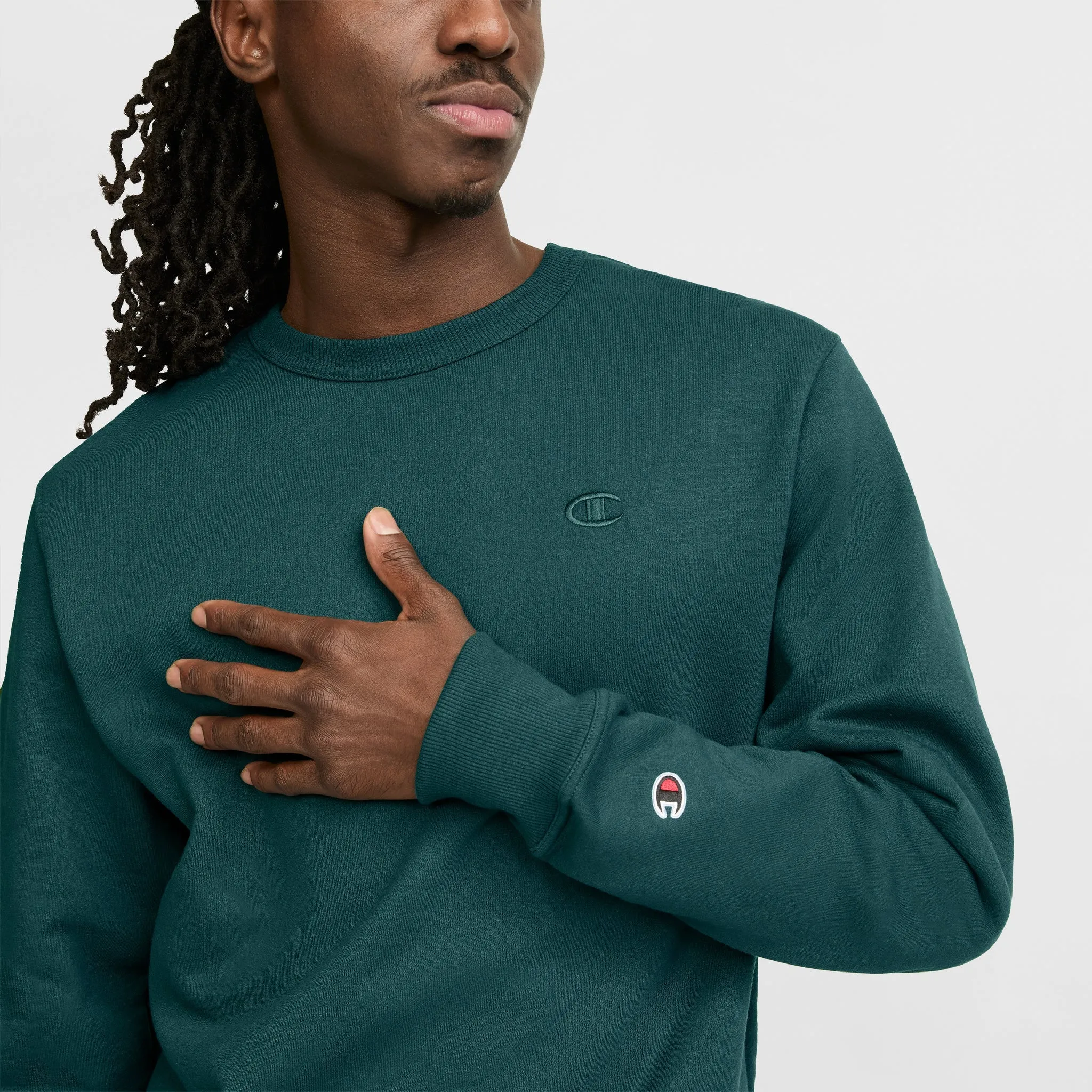 Powerblend Crewneck Sweatshirt, C Logo Urban Street Look