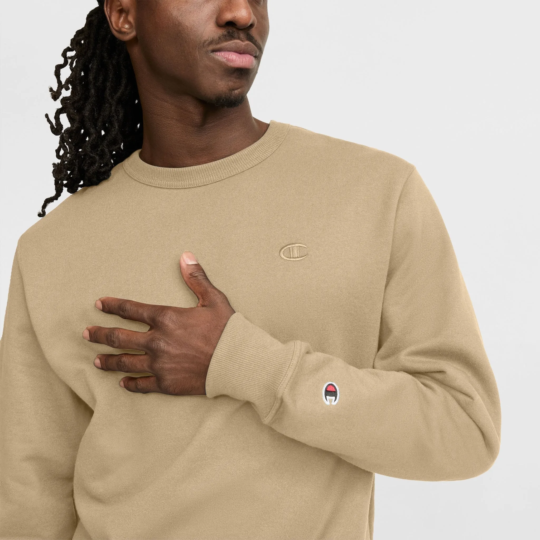 Powerblend Crewneck Sweatshirt, C Logo Urban Street Look