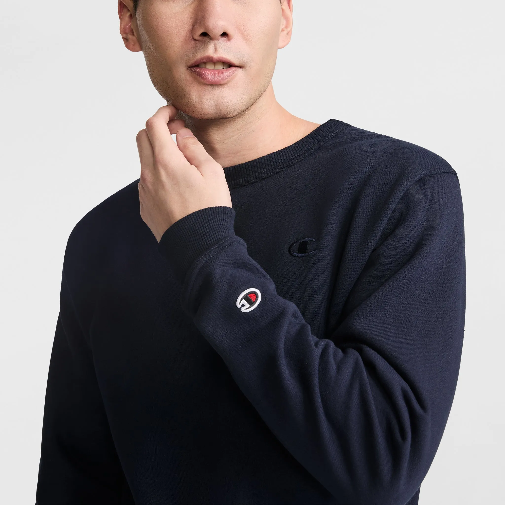 Powerblend Crewneck Sweatshirt, C Logo Urban Street Look