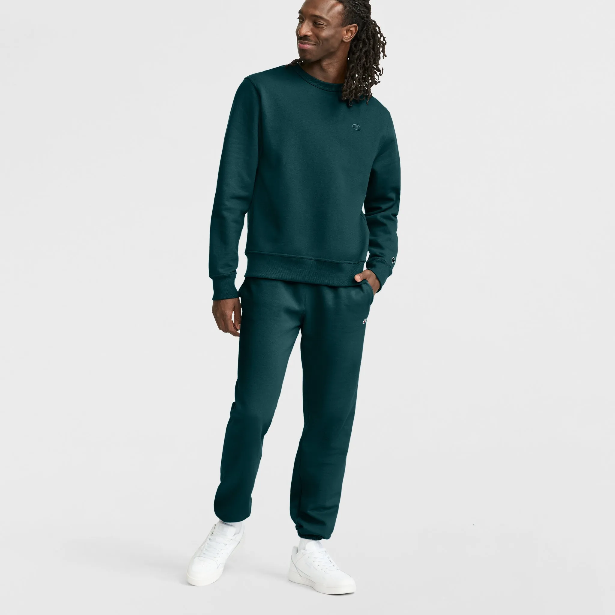 Powerblend Crewneck Sweatshirt, C Logo Urban Street Look