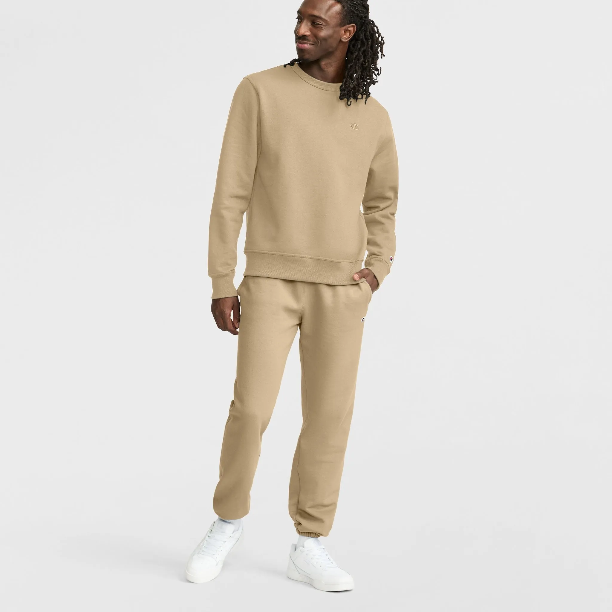 Powerblend Crewneck Sweatshirt, C Logo Urban Street Look