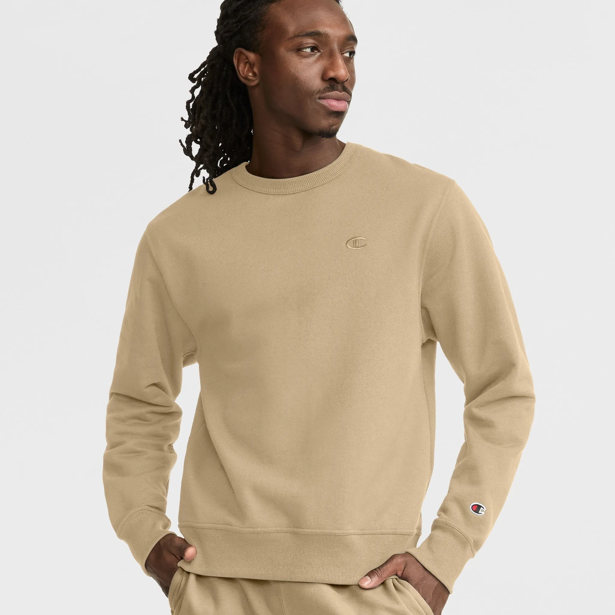 Powerblend Crewneck Sweatshirt, C Logo Urban Street Look