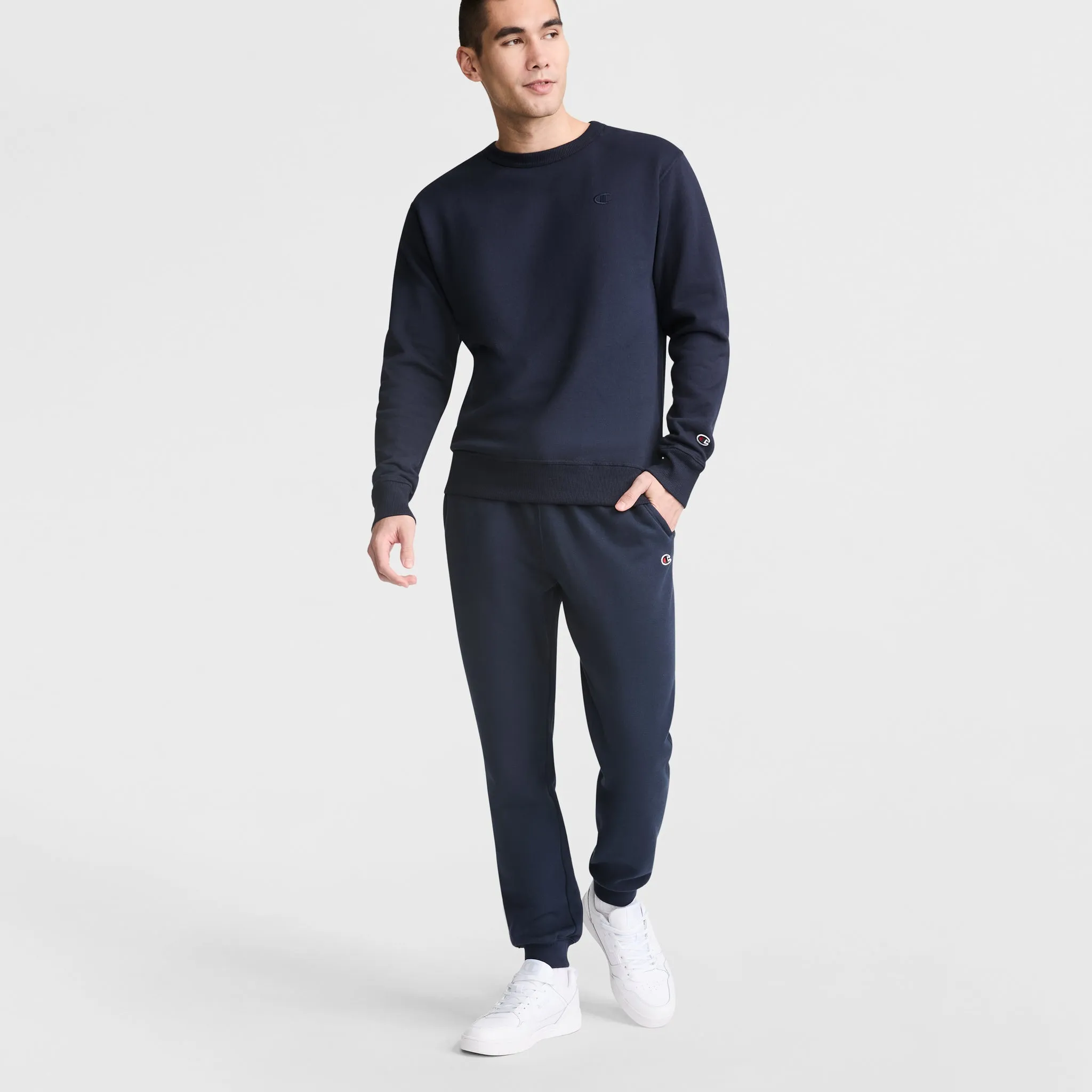 Powerblend Crewneck Sweatshirt, C Logo Urban Street Look