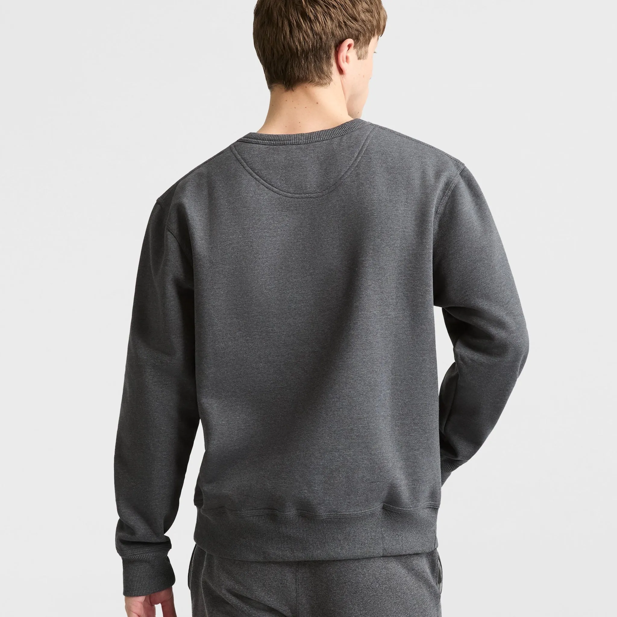 Powerblend Crewneck Sweatshirt, Classic Script Logo Urban Street Look