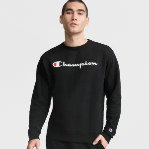 Powerblend Crewneck Sweatshirt, Classic Script Logo Urban Street Look