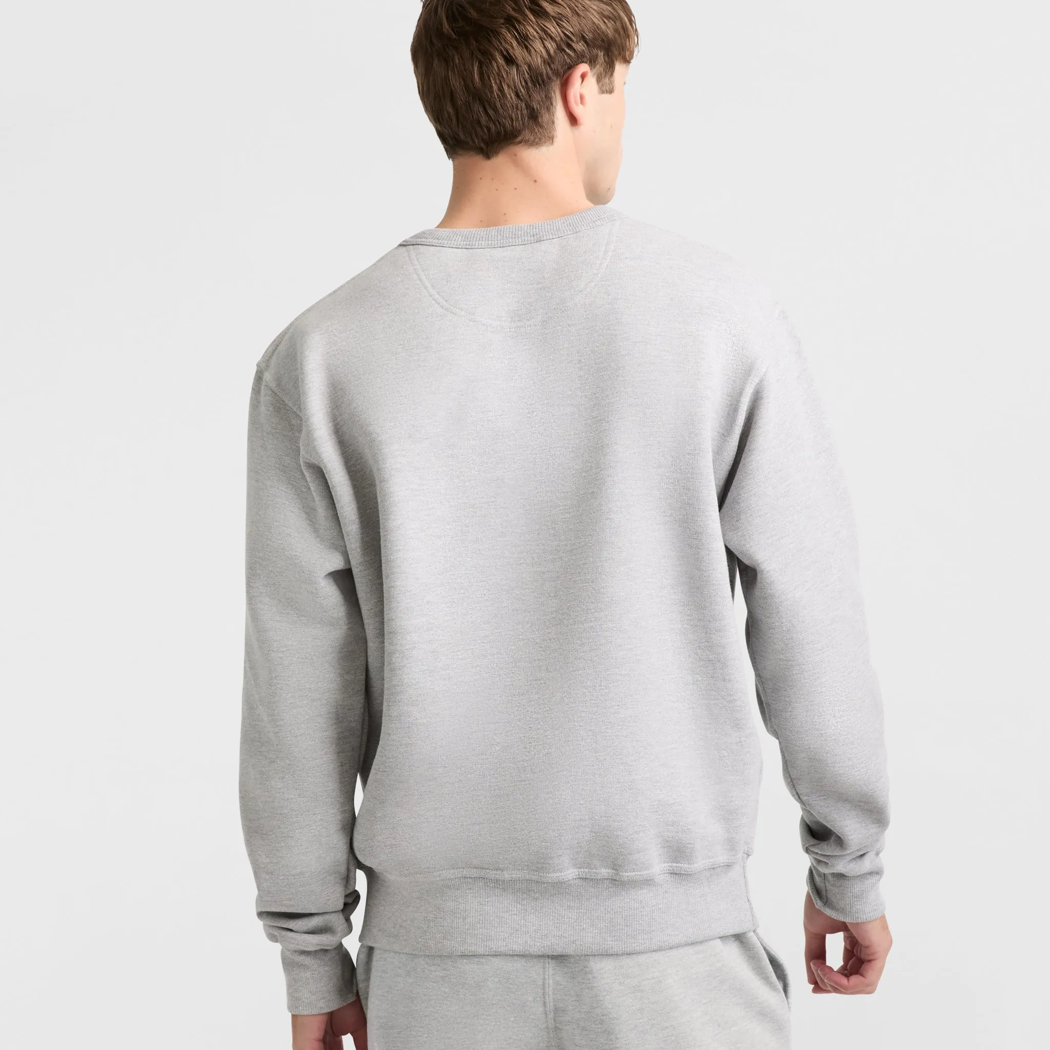 Powerblend Crewneck Sweatshirt, Classic Script Logo Urban Street Look