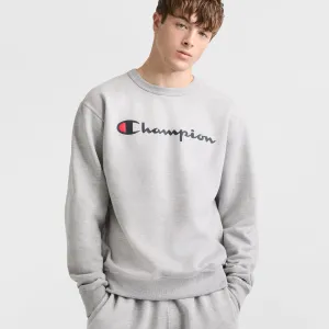 Powerblend Crewneck Sweatshirt, Classic Script Logo Urban Street Look