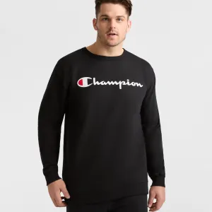 Powerblend Crewneck Sweatshirt, Script Logo - Big & Tall Urban Street Look