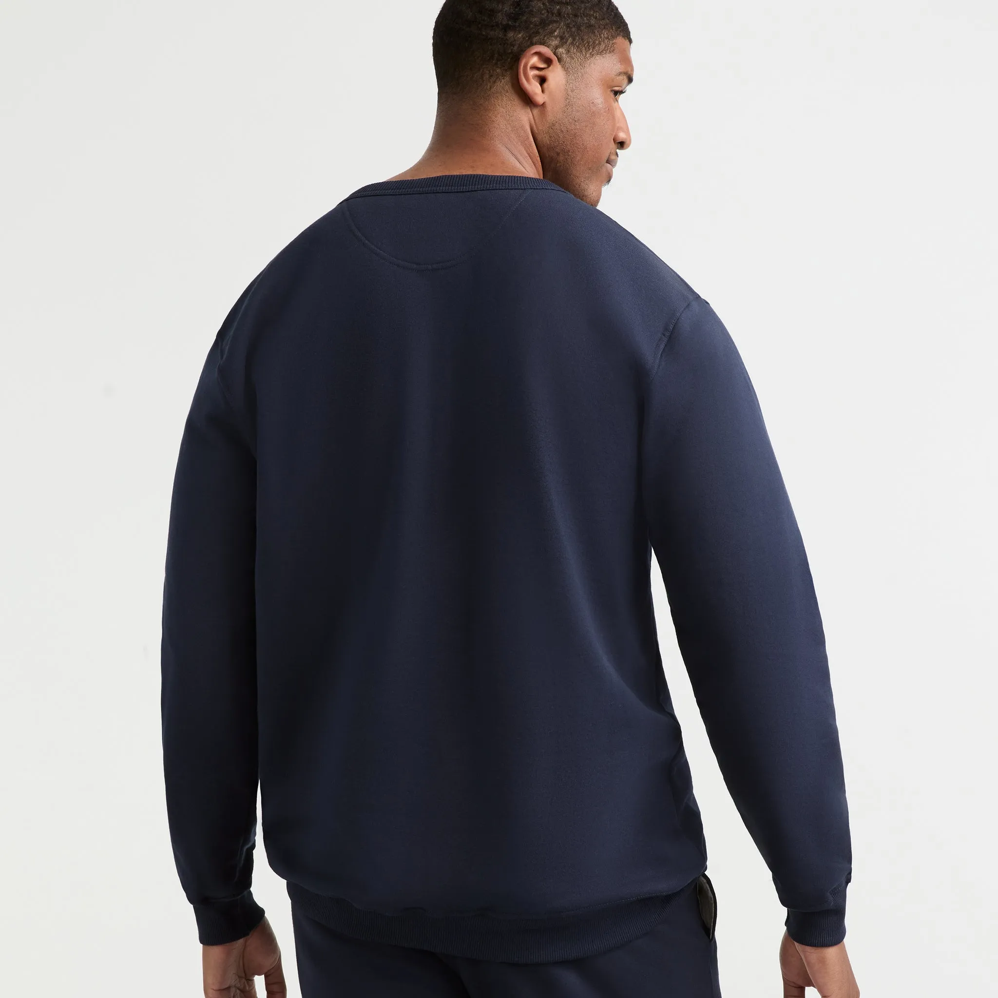 Powerblend Crewneck Sweatshirt, Script Logo - Big & Tall Urban Street Look